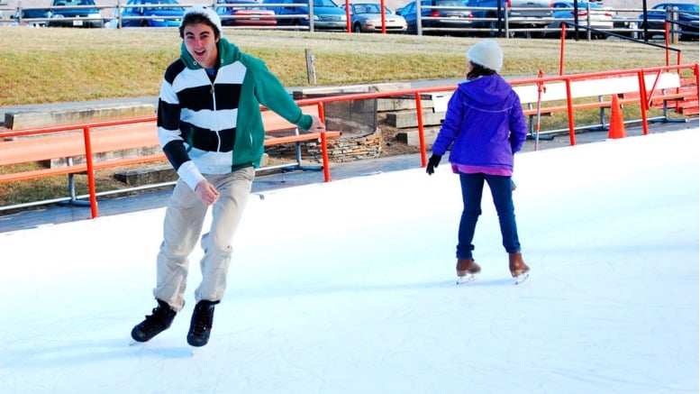 Appalachian Ski Mountain also has an ice skating rink.