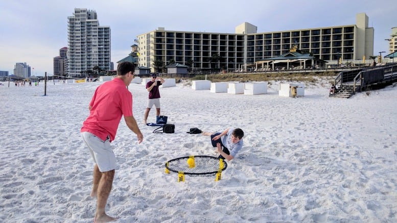 Spikeball on the Sandestin Beach
