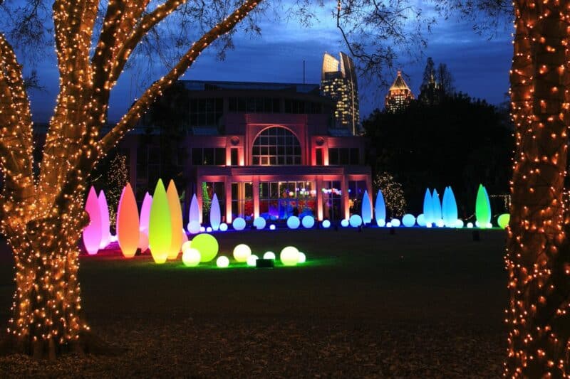 Atlanta Botanical Garden Lights, Holiday Nights Brilliant Holiday Fun in 2023