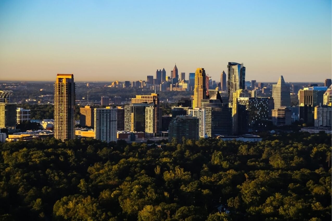 Downtown Atlanta 15 Minute Flyby Tour